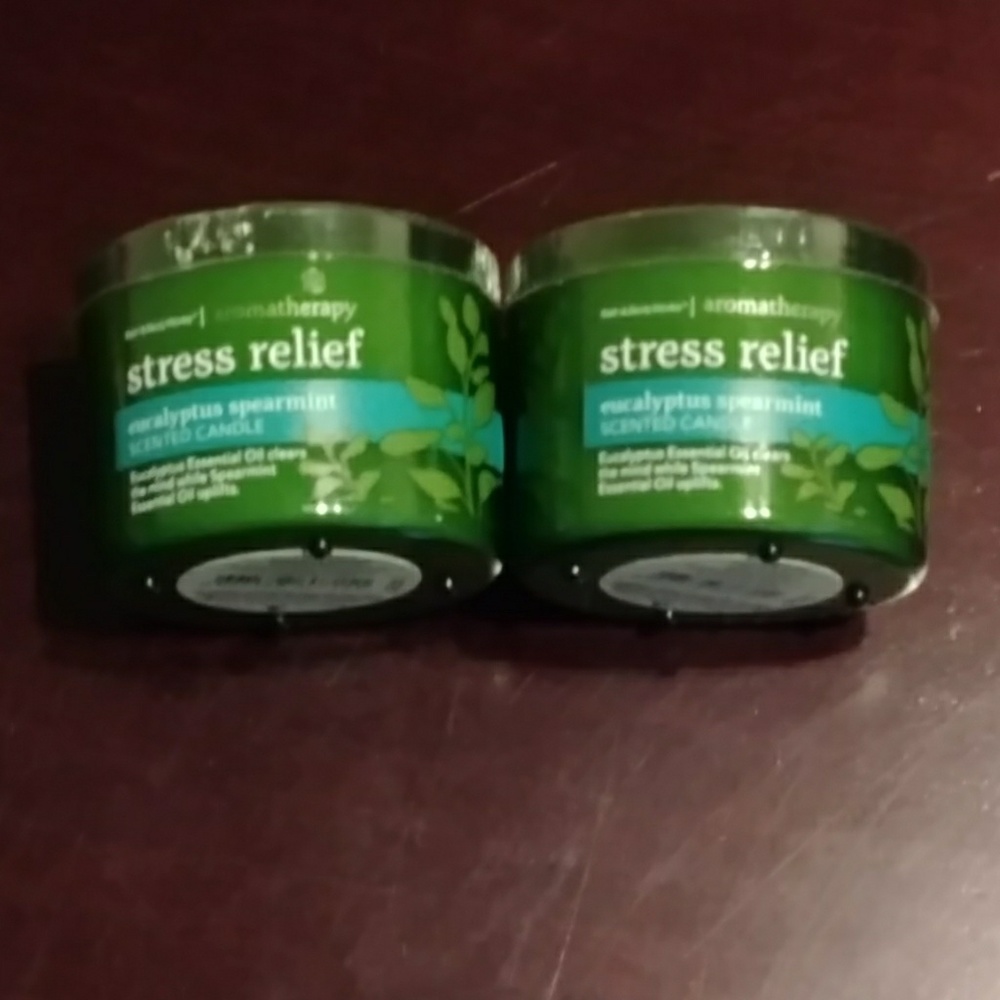 Bath&Body Works Aromatherapy Stress Relief candles